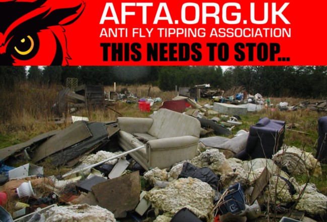 A new campaign called “We’re AFTA You” has been launched by AFTA to take action against fly-tipping across the UK