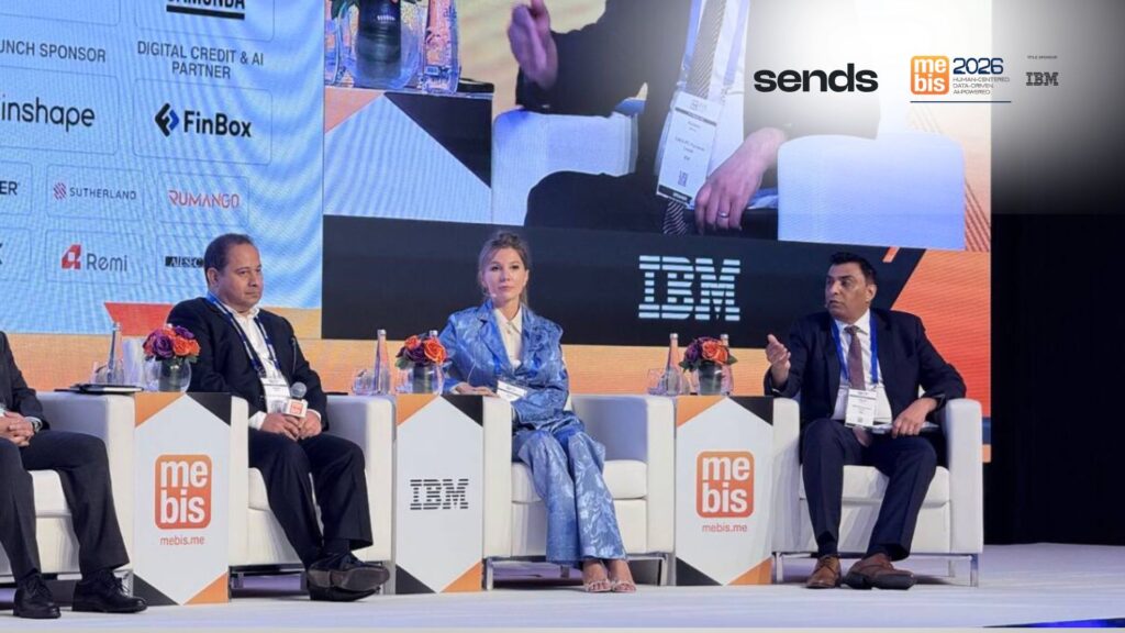 Sends CEO Alona Shevtsova speaking on the MEBIS 2026 panel: MEBIS 2026 in Dubai hears from Sends CEO Alona Shevtsova on payments innovation