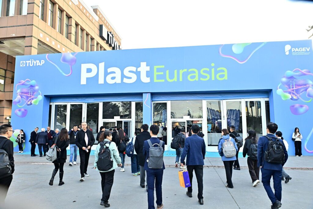 With 90% of space sold, Plast Eurasia woos European buyers before 35th edition With 90% of space sold, Plast Eurasia woos European buyers before 35th edition: the Plast Eurasia entrance at Tüyap Fair and Congress Center, Istanbul