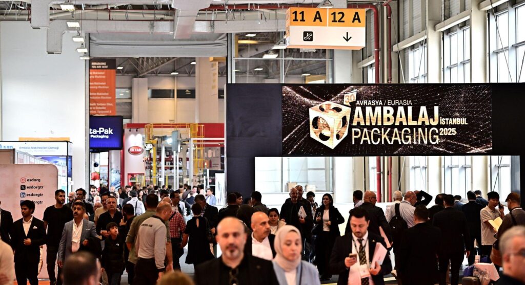 The 31st Eurasia Packaging Istanbul opens its doors on 13 October 2026 The 31st Eurasia Packaging Istanbul opens its doors on 13 October 2026: visitors fill a hall at Eurasia Packaging Istanbul, Tüyap Fair and Congress Center